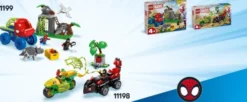 Lego Marvel Spidey - Spidey Og Gobbys Raptorkamp Ved Hovedkvarteret - 11200