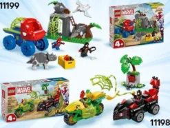 Lego Marvel Spidey - Spidey Og Gobbys Raptorkamp Ved Hovedkvarteret - 11200