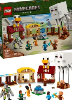 Lego Minecraft Movie - Ghast-Ballonens Angreb På Landsbyen - 21273