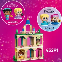 Lego 43291 - Mini Belle Og Tiana Med Slot - Disney Princess