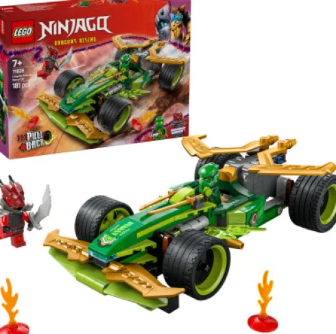 Lego Ninjago - Lloyds Pull-Back Racerbil - 71828