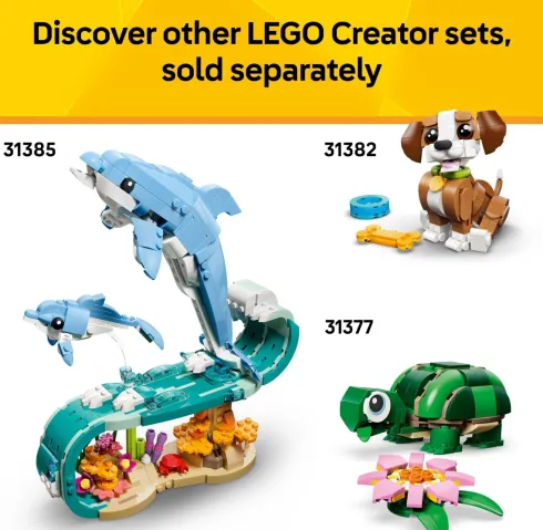 Lego 31376 - Sød Hamster Med Blomst - Creator 3-I-1