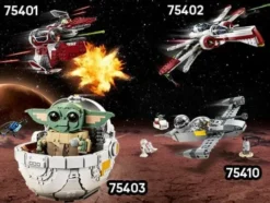 Lego Star Wars - Grogu Med Svævevogn - 75403