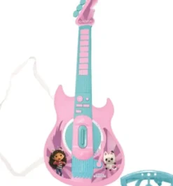 Lexibook - Elektronisk Guitar Med Lys Og Mikrofon - Gabbys Dukkehus