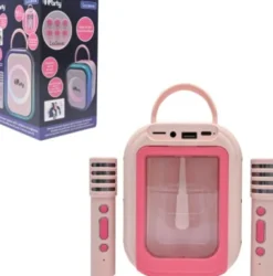 Lexibook - Iparty Karaoke Sæt Til Børn - Højtaler Med 2 Mikrofoner