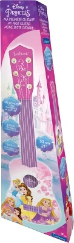 Lexibook - My First Guitar - Disney Princess - Guitar Til Børn - Pink