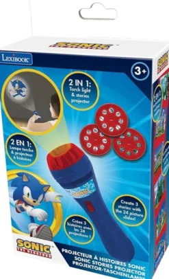 Lexibook - Sonic - Stories Projektor Og Lommelygte Til Børn