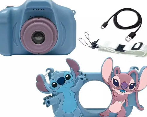 Lexibook - Stitch Kamera Med Beskyttelse Til Børn