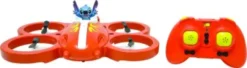 Lexibook - Stitch's Spaceship - Drone Til Børn - Rc+Gestus - Rød