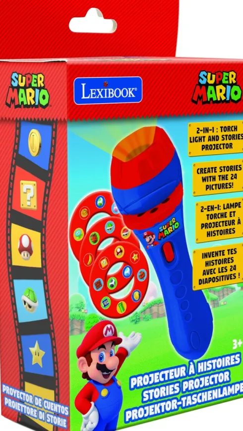 Lexibook - Super Mario - Stories Projektor Og Lommelygte Til Børn