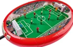 Lille Bordfodbold Spil Til Børn - 12 Spillere Og 3 Bolde