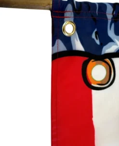 Liontouch - Piratflag - Pirat Rødstribe Serien - 100X70 CM