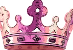 Liontouch - Prinsessekrone Udklædning Til Børn - Pink