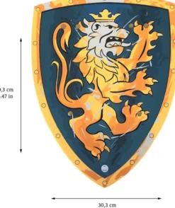 Liontouch - Ridderskjold Legetøj I Skum Til Børn - Noble Knight - Blå Small