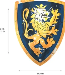 Liontouch - Ridderskjold Legetøj I Skum Til Børn - Noble Knight - Blå