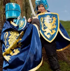 Liontouch - Riddersværd Legetøj I Skum Til Børn - Blåt - Noble Knight