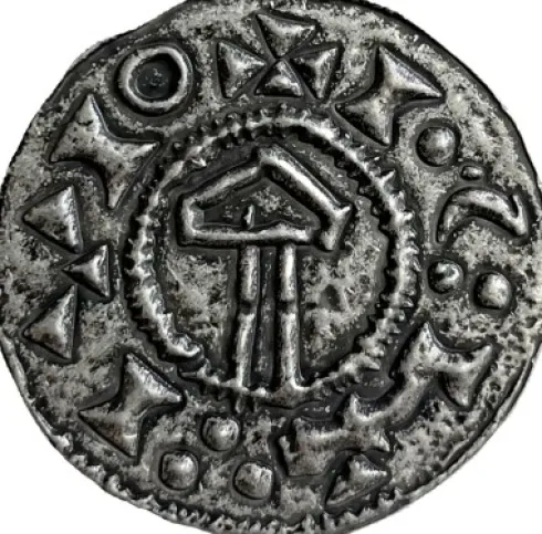 Liontouch - Viking Legetøjsmønt - Thorshammer - Sølv