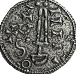 Liontouch - Viking Legetøjsmønt - Thorshammer - Sølv