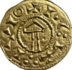 Liontouch - Viking Legetøjsmønt - Thorshammer - Guld