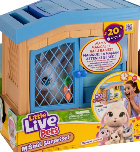 Little Live Pets - Mama Surprise Bunny Playset