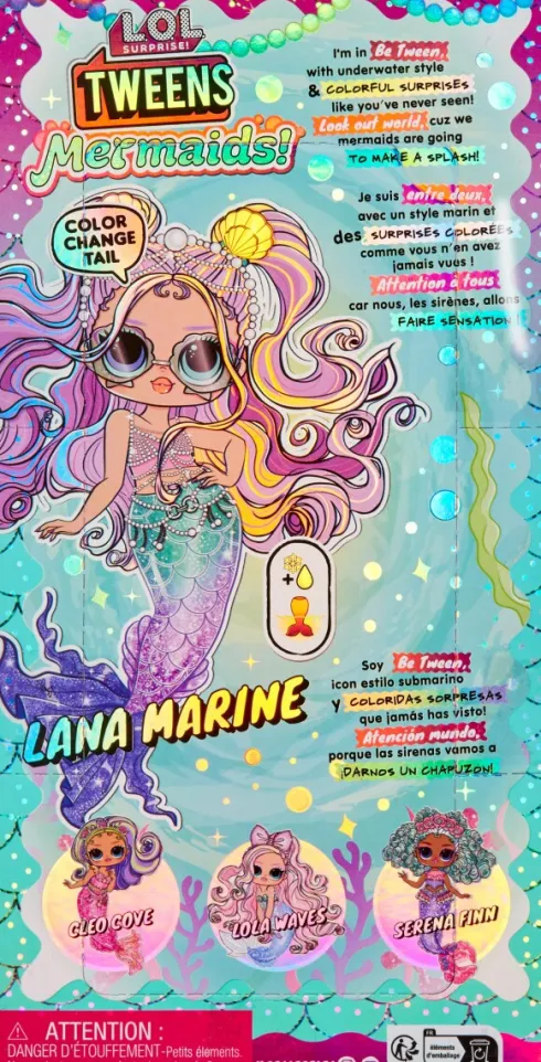 L.O.L. Surprise - Tweens Mermaid Doll - Lana Marine