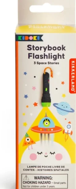 Lommelygte Med Dias Til Børn - 3 Historier Om Rummet Storybook Flashlight