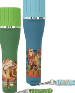 Lommelygte Til Børn - Timerfunktion - Dino World - Assorteret