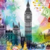 London Puslespil - Postkort - 500 Brikker - Ravensburger