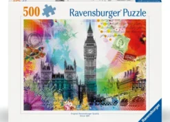 London Puslespil - Postkort - 500 Brikker - Ravensburger