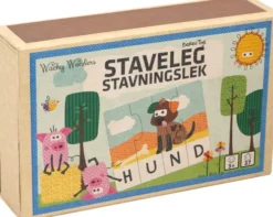 Lær At Stave Spil - Puslespil Med 37 Brikker - Staveleg