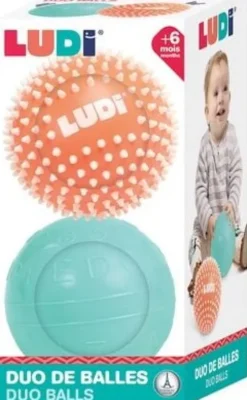 Ludi - Sansebolde Sæt - Blå Og Orange - 2 Stk