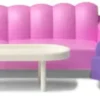 Lundby - 2 Dukkehus Sofaer Og 1 Sofabord - 603054