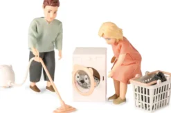 Lundby - Dukkehus Vaskemaskine Rengøringssæt - 18265