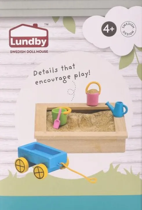 Lundby - Dukke Sandkasse Og Legetøj Sæt - 18294
