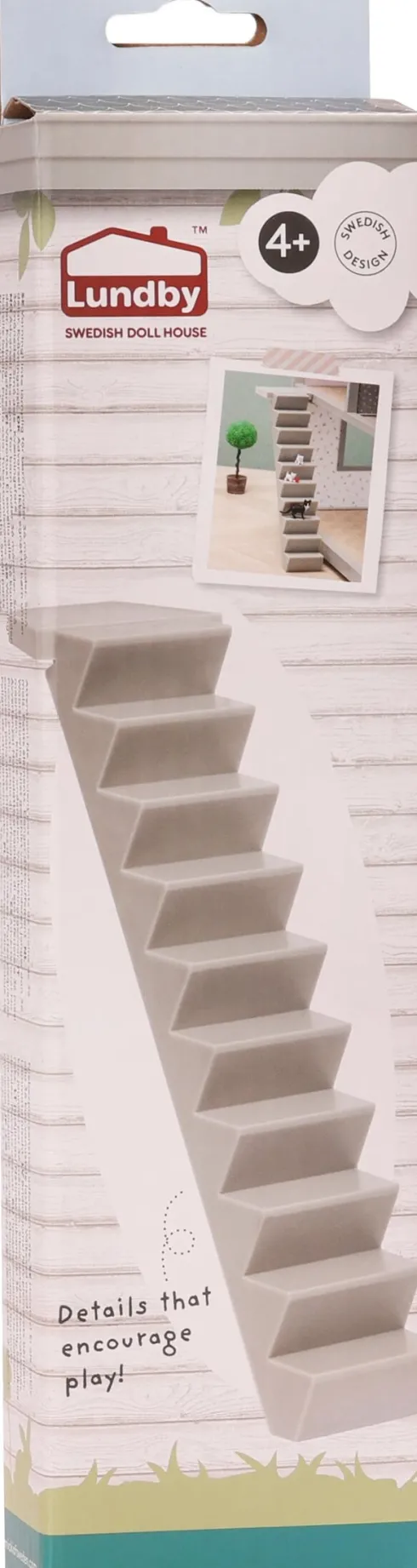 Lundby - Dukke Trappe I Plastik - 18278