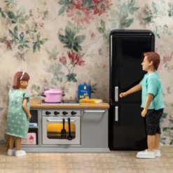Lundby - Komfur- & Køleskabssæt Til Dukkehus - 18031