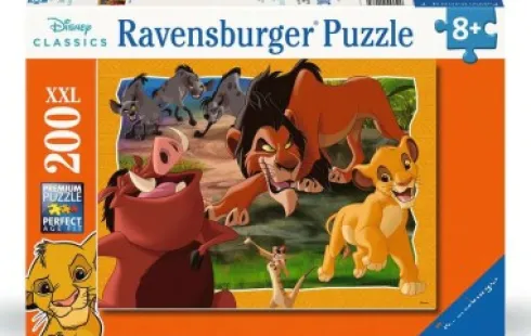 Løvernes Konge Puslespil - Disney Classics - 200 Xxl Brikker - Ravensburger