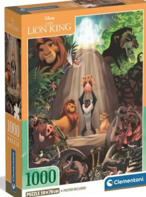 Løvernes Konge Puslespil - High Quality - 1000 Brikker - Clementoni