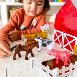 Magna-Tiles - Bondegård Med Dyr Magnetsæt - 25 Dele