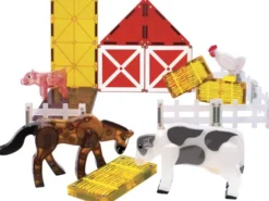 Magna-Tiles - Bondegård Med Dyr Magnetsæt - 25 Dele