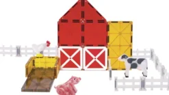 Magna-Tiles - Bondegård Med Dyr Magnetsæt - 25 Dele