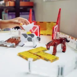 Magna-Tiles - Bondegård Med Dyr Magnetsæt - 25 Dele