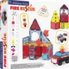 Magna-Tiles Brand Og Redningsstation Legesæt - 27 Dele