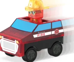 Magna-Tiles Brand Og Redningsstation Legesæt - 27 Dele