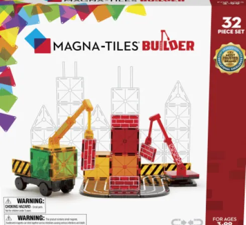 Magna-Tiles - Builder Magnetsæt - 32 Dele