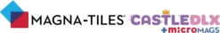 Magna-Tiles - Castle Dlx + Micromags - Deluxe Slot - 48 Dele