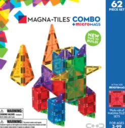 Magna-Tiles - Combo + Micromags - 62 Dele