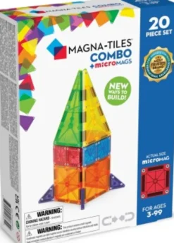 Magna-Tiles - Combo + Micromags - 20 Dele