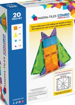 Magna-Tiles - Combo + Micromags - 20 Dele