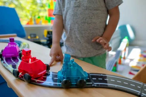 Magna-Tiles - Dashers Biler Og Figurer Magnetsæt - 6 Dele